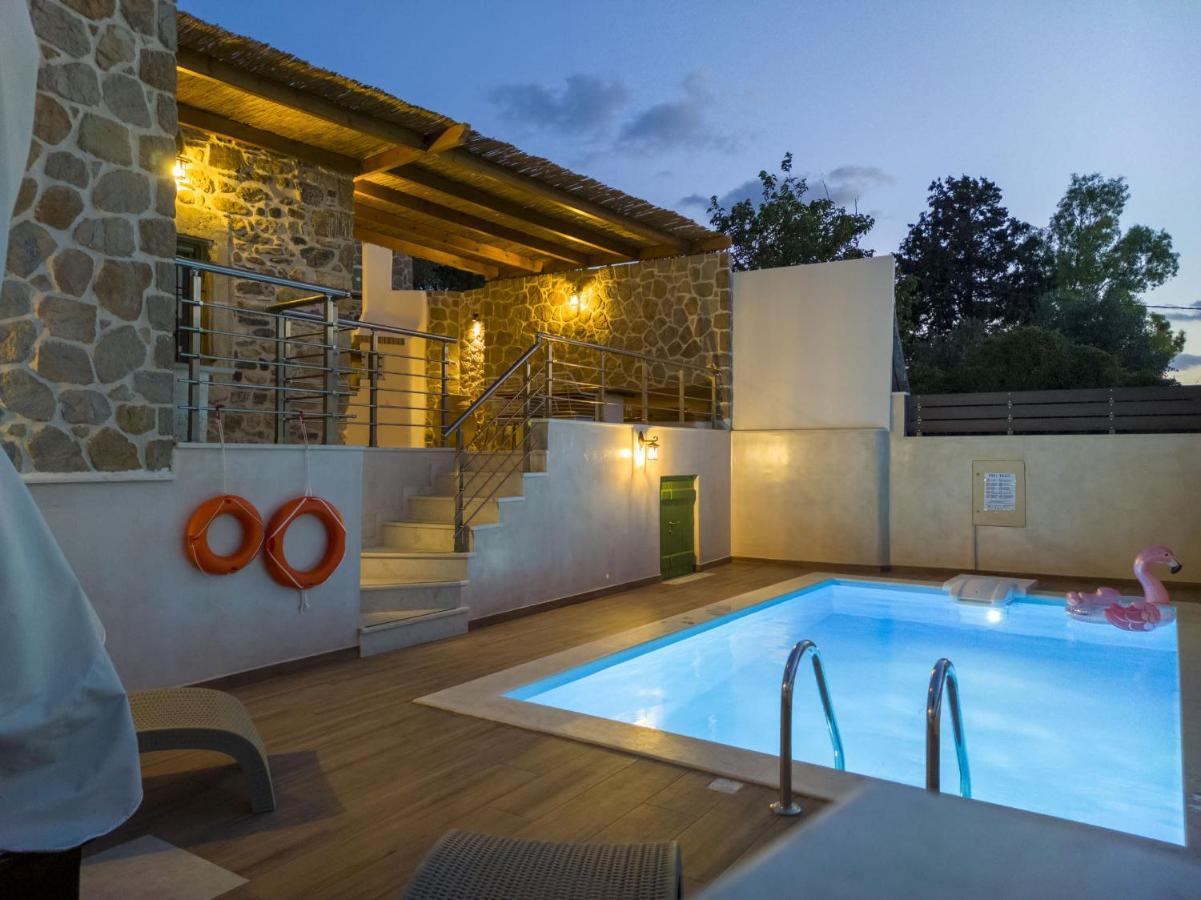 Вилла Aggel'S House - Stone House - Private Pool - Courtyard - Countryside Views Kato Episkopi Экстерьер фото