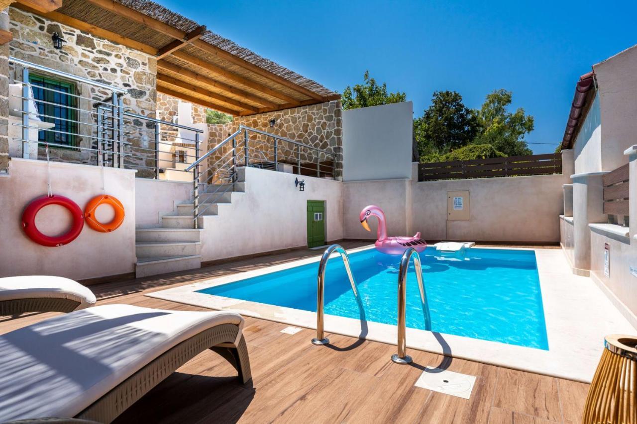 Вилла Aggel'S House - Stone House - Private Pool - Courtyard - Countryside Views Kato Episkopi Экстерьер фото