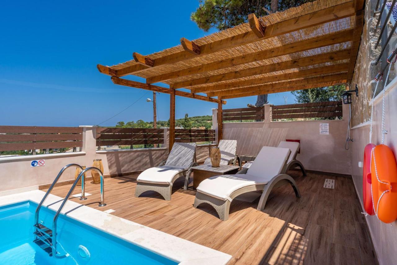 Вилла Aggel'S House - Stone House - Private Pool - Courtyard - Countryside Views Kato Episkopi Экстерьер фото